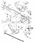Front Axle Parts Diagram and Parts List for ELT120G30AB  Snapper Lawn Tractor