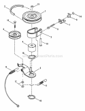 Belt Blade Brake 41 Deck Diagram and Parts List for LT12D410B  Snapper Lawn Tractor