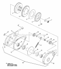 Part Location Diagram of 7059743YP Murray PRIMARY CHAIN CASE AS