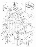 Cutting Deck Diagram and Parts List for LT12D410B  Snapper Lawn Tractor