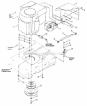 Engine Components Diagram and Parts List for ELT130G38AB  Snapper Lawn Tractor