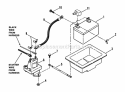 Electrical Components Diagram and Parts List for LT140H38ABV 80561 Snapper Lawn Tractor