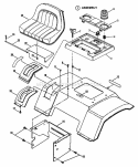 Part Location Diagram of 7072788 Snapper Support, Fender