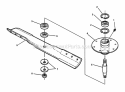 Part Location Diagram of 7063199YP Snapper Housing, Spindle