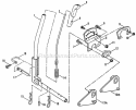 Implement Lift Parts Diagram and Parts List for LT120G30BB  Snapper Lawn Tractor