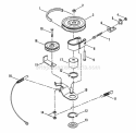 Belt Blade Brake - 42 Cutting Deck Diagram and Parts List for LT155H42BBV  Snapper Lawn Tractor