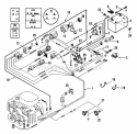 Electric System Components Diagram and Parts List for LT16001  Snapper Lawn Tractor