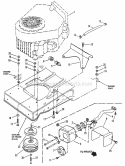 Engine Components (Model Lt160H42Dbv2) Diagram and Parts List for LT160H42DBV2  Snapper Lawn Tractor