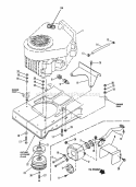 Engine Components Diagram and Parts List for LT160H42GBV2 84595 Snapper Lawn Tractor