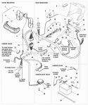 Electrical Group Diagram and Parts List for LT1644 2690117 Snapper Lawn Tractor