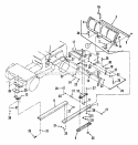 42 Dozer Diagram and Parts List for LT16002  Snapper Lawn Tractor