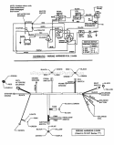 Electrical Schematic (18 HP Series I) Diagram and Parts List for LT180H38IBV  Snapper Lawn Tractor