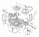 Transmission Group (Hydro Drive) Diagram and Parts List for LT180H48DBV2  Snapper Lawn Tractor