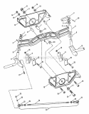 Cast Front Axle Diagram and Parts List for LT180H48DBV2  Snapper Lawn Tractor