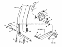 Implement Lift Parts Diagram and Parts List for LT160H42FBV2  Snapper Lawn Tractor