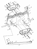 Cast Front Axle Diagram and Parts List for LT160H42FBV2  Snapper Lawn Tractor