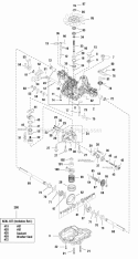 Transmission Service Parts - Tuff Torq K-57A Diagram and Parts List for LT1840 1694808 Snapper Lawn Tractor