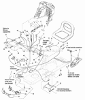 Electrical Group Diagram and Parts List for ELT18540 2690781 Snapper Lawn Tractor