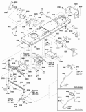 Frame  Front Axle Group Diagram and Parts List for ELT18540 2690781 Snapper Lawn Tractor