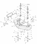 50 Mower Deck - Housing Arbors  Blades Group - Lt22500 Diagram and Parts List for LT18500 2690518 Snapper Lawn Tractor