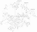 Part Location Diagram of 885232DYP Murray 33 BLADE HOUSING KIT