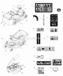 Part Location Diagram of 727371 Snapper Decal, Operating Instructions
