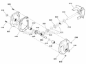 Gear Case Assembly Diagram and Parts List for M1429E 1695735 Snapper Snow Blower