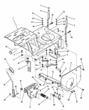 Main Case (Series 17) Diagram and Parts List for M280817B 82519 Snapper Lawn Tractor