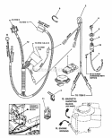 Electrical Systems (For Recoil Start) Diagram and Parts List for M280817B 82519 Snapper Lawn Tractor