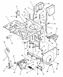 Main Case (Series 19) Diagram and Parts List for EM250819BE  Snapper Lawn Tractor