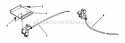 Throttle Control Diagram and Parts List for M280817B 82519 Snapper Lawn Tractor