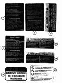 Decals (Part 3) Diagram and Parts List for M280817B 82519 Snapper Lawn Tractor