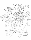 Handles  Controls Group - Plastic Dash Diagram and Parts List for M924E 1695678 Snapper Snow Blower