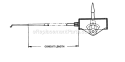Throttle Controls Diagram and Parts List for MR215015T  Snapper Lawn Mower