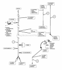 Part Location Diagram of 7046423YP Briggs and Stratton Wire Harness