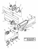 Part Location Diagram of 7053426 Snapper 24" Gear Case Assembly
