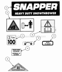 Part Location Diagram of 7023009 Snapper Decal, Noise
