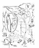 Electrical Systems (For 8 10 12  13 Hp Briggs) Diagram and Parts List for 281016BE  Snapper Lawn Tractor