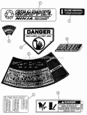 Decals I Diagram and Parts List for NFRP216012E 82431 Snapper Lawn Mower