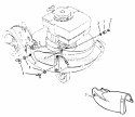 Mulching Cover Diagram and Parts List for NFRP216012  Snapper Lawn Mower