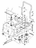 Rear Frame Assembly Diagram and Parts List for HZ15420KVE  Snapper Lawn Tractor