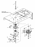 Clutch Assembly Diagram and Parts List for HZ15420KVE  Snapper Lawn Tractor