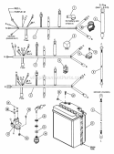 Electrical Components Diagram and Parts List for HZ15420KVE  Snapper Lawn Tractor