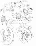Augers Impeller Gear Case Shaft Diagram and Parts List for I4221  Snapper Snow Blower