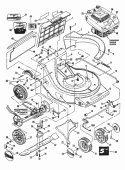 Part Location Diagram of 7028444YP Briggs and Stratton Logo snapper platinu