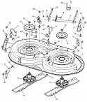 Part Location Diagram of 7035505YP Snapper Cradle, Spring