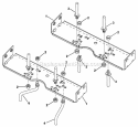 Belt Guide Assembly Diagram and Parts List for NLT120G30DB  Snapper Lawn Tractor