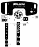 Part Location Diagram of 7028643YP Briggs and Stratton Decal console no li