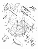 Part Location Diagram of 7301090BHYP Murray BRACKET LOWER HANDLE RH