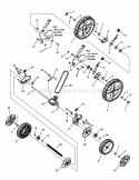 Part Location Diagram of 7103304YP Murray Belt Guide, Front Wheel Drive